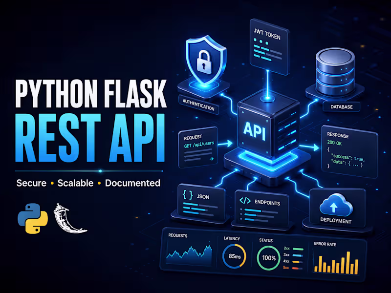 Cover image for I will build a secure Python Flask REST API