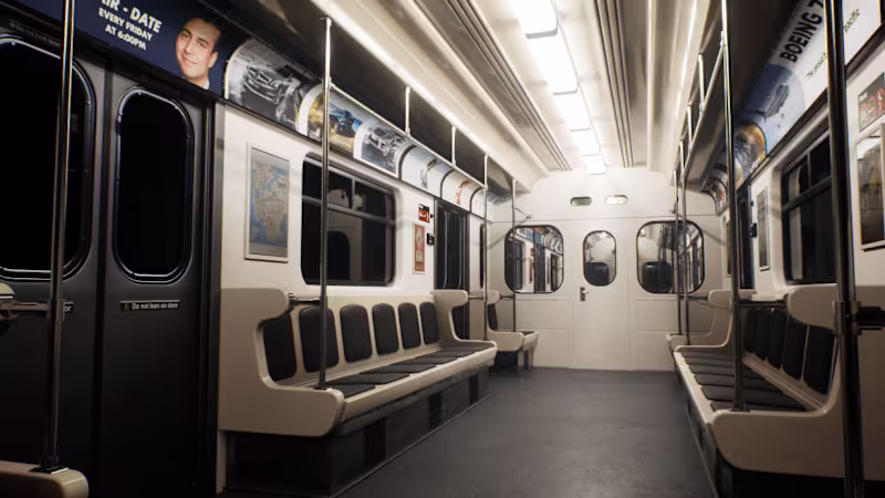 Cover image for Metro Train Interior
