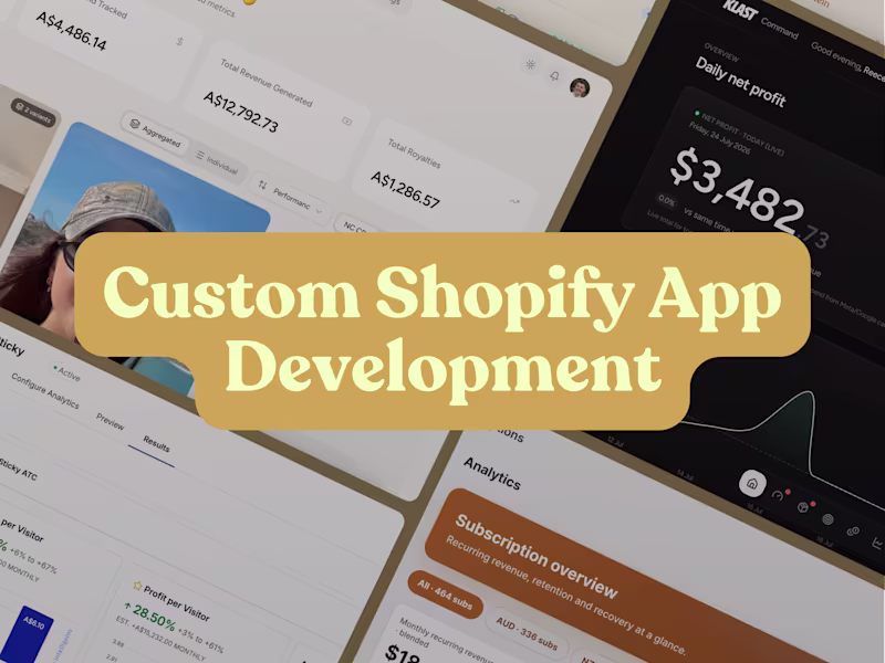 Cover image for 👨‍💻 Custom Shopify App Development for DTC Brands