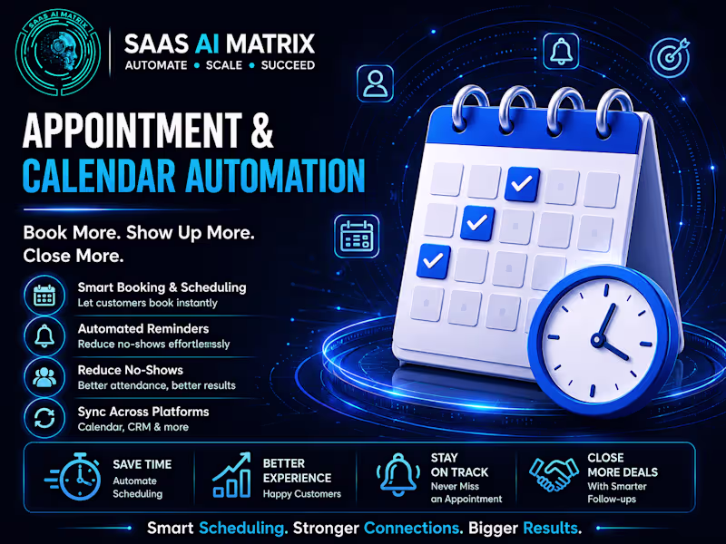 Cover image for Appointment & Calendar Automation