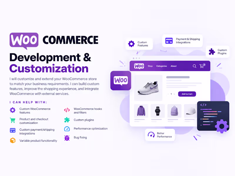 Cover image for WooCommerce Development & Customization