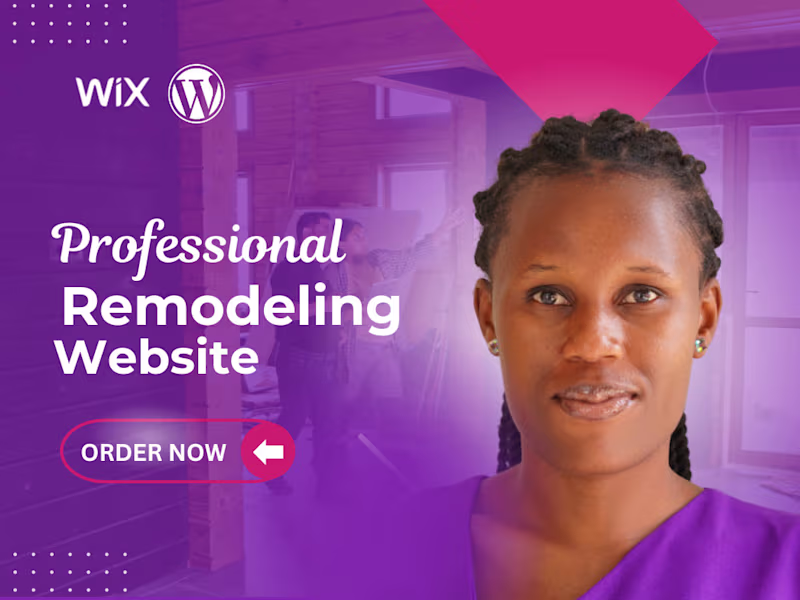 Cover image for You will get responsive  interior, remodeling website design