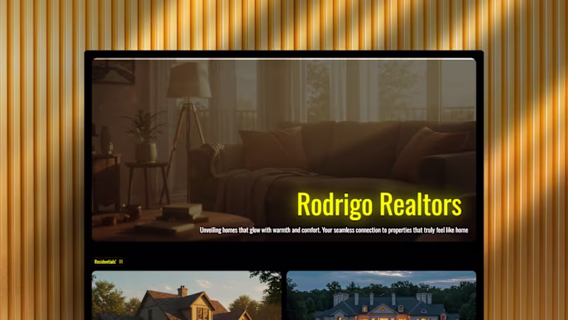 Cover image for Rodrigo Realtors Demo Hotel Site (Available Free Template)