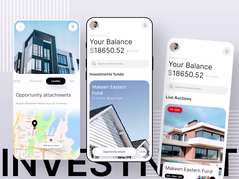 Cover image for Investnest Real Estate UIKit