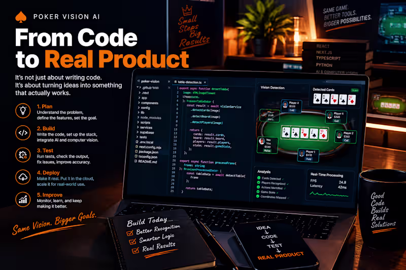 Cover image for From Code to a Real