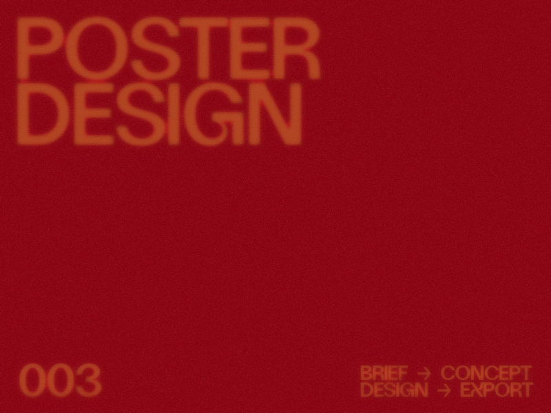 Cover image for Poster design 