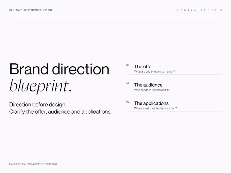 Cover image for Brand Direction Blueprint