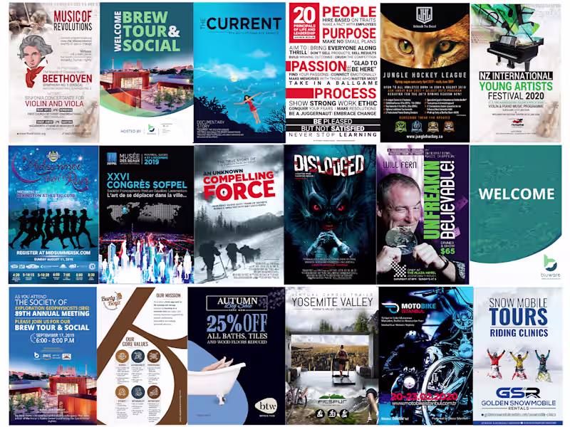 Cover image for I will design high impact promotional event posters and graphics