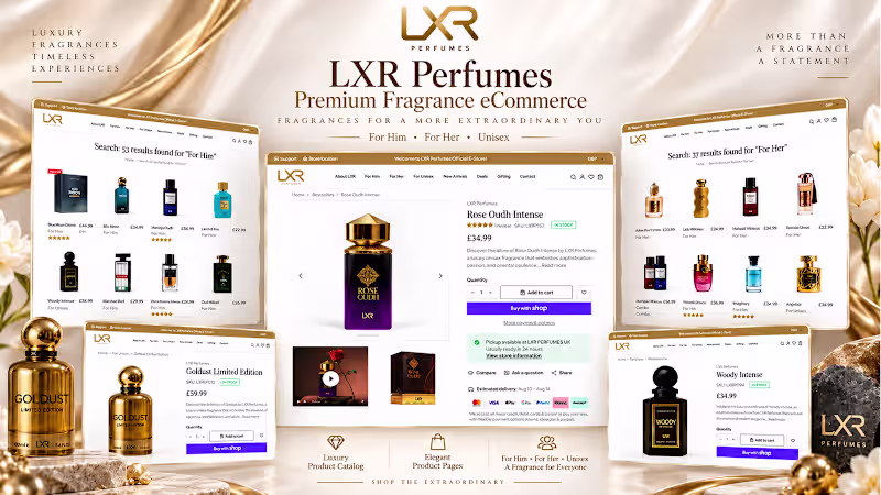 Cover image for LXR Perfumes eCommerce Platform