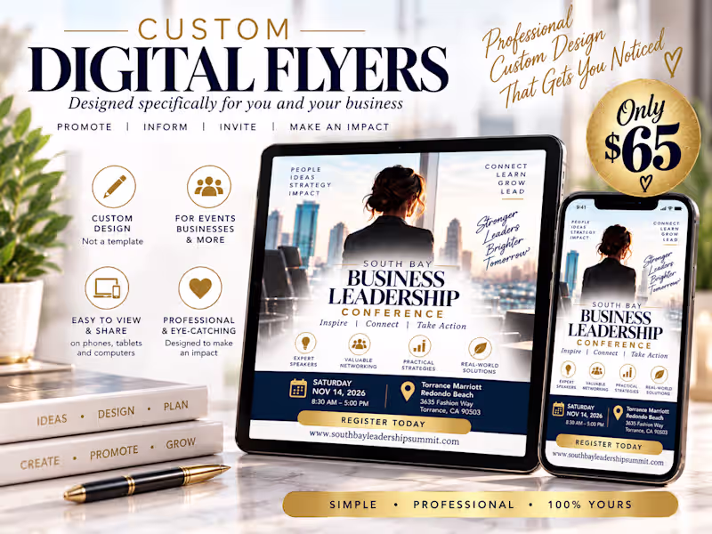 Cover image for Custom Digital Flyer Design