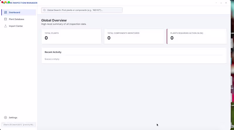 Cover image for Desktop Automation Tool for Equipment Inspections