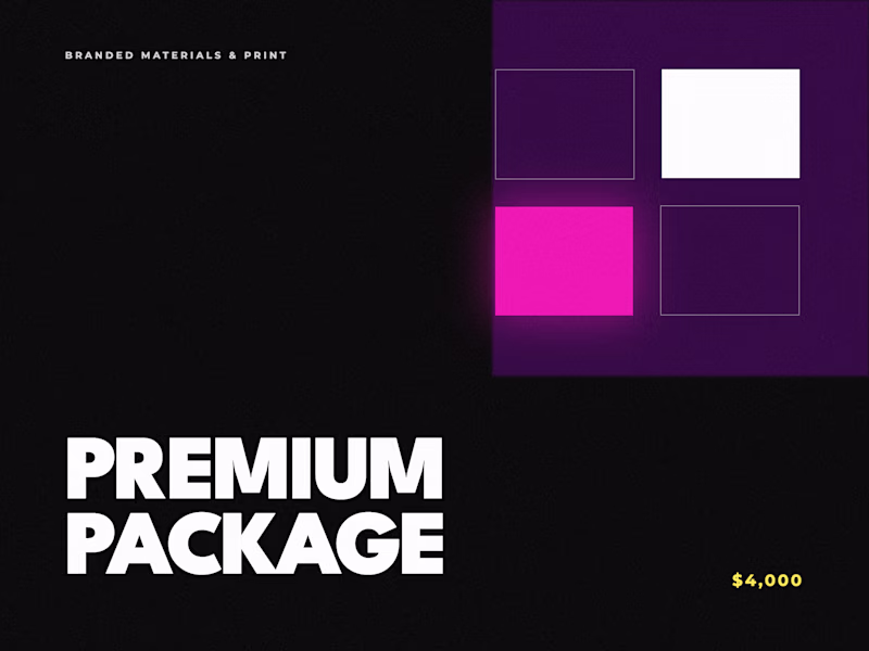 Cover image for Branded Materials + Print Services - Premium Package