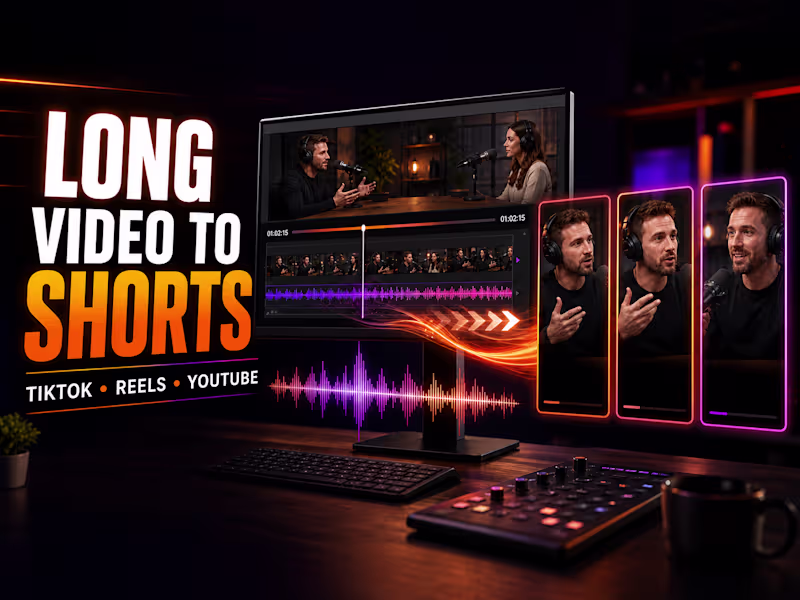 Cover image for Turn Long Videos into TikTok Reels & Shorts