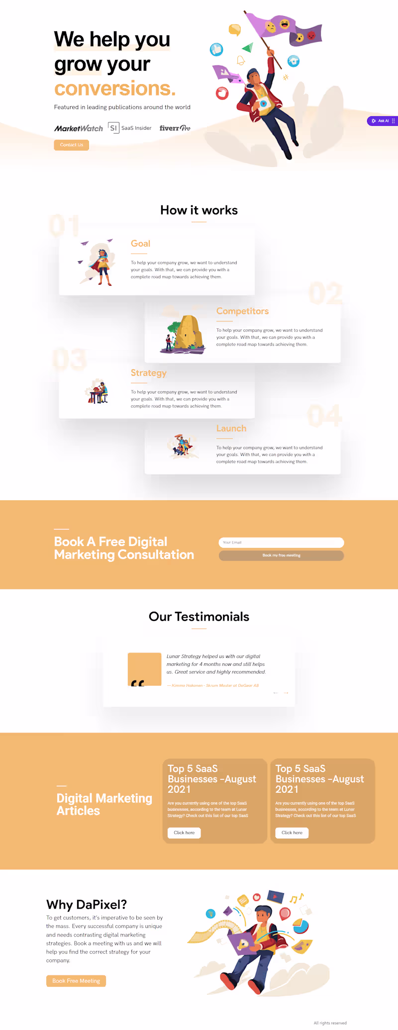 Cover image for Responsive WordPress Website
A modern and