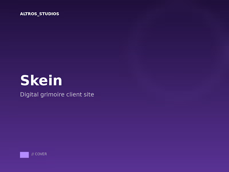 Cover image for Skein