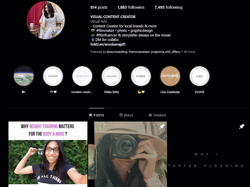 Cover image for Influencer Marketing/ @aroobanajaf1