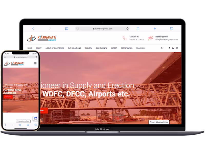 Cover image for Industrial Website