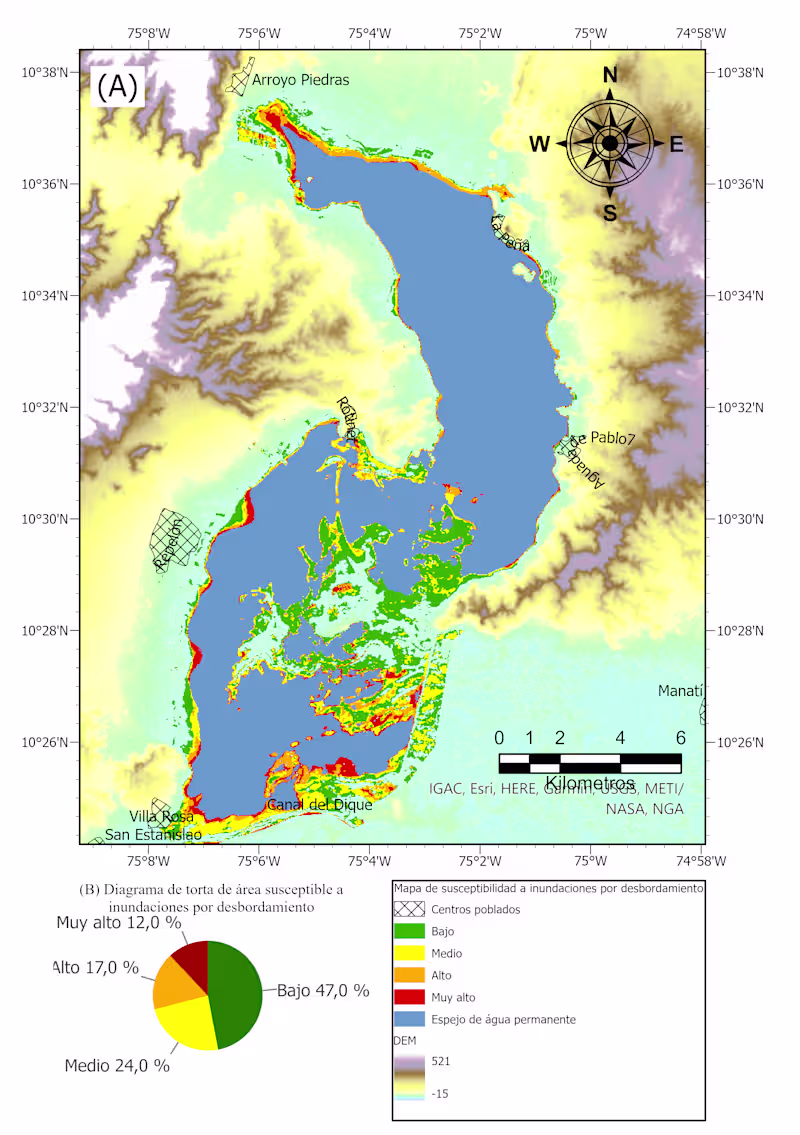 Cover image for Flood map susceptibility
