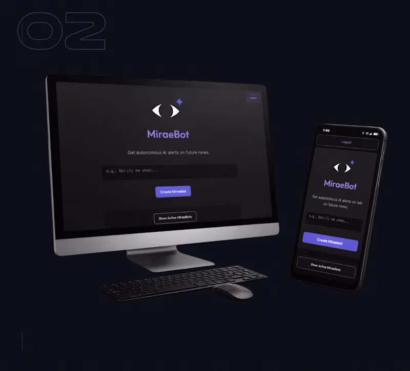Cover image for MiraeBot
Autonomous AI alerts, without the