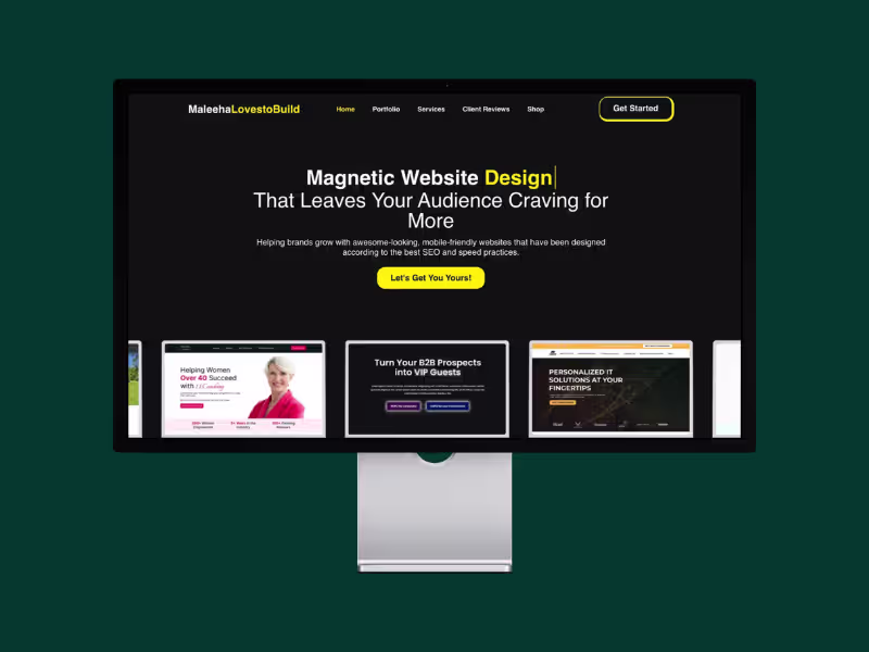 Cover image for Made a portfolio website for