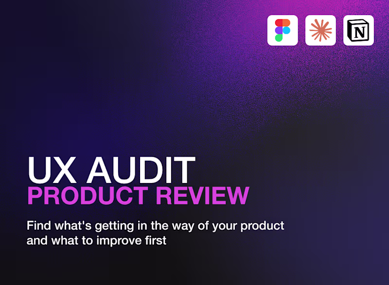 Cover image for UX Audit & Product Review