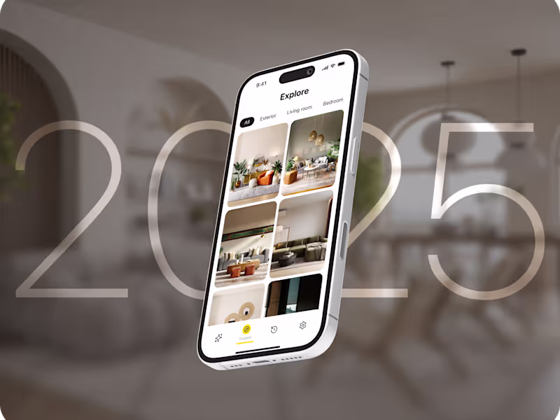 Cover image for Interior AI APP | iOS App UX&UI