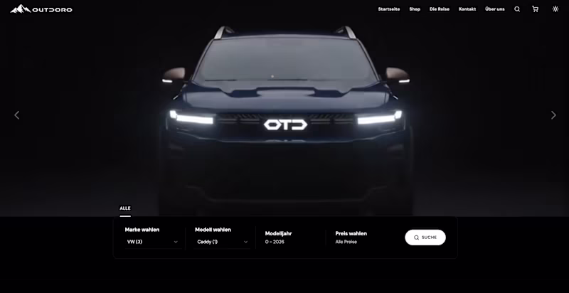 Cover image for Outdooro - Custom Vehicle & Camping E-Commerce