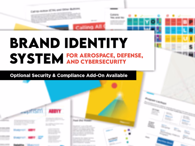 Cover image for Brand ID Systems for Defense, Aerospace & Cyber