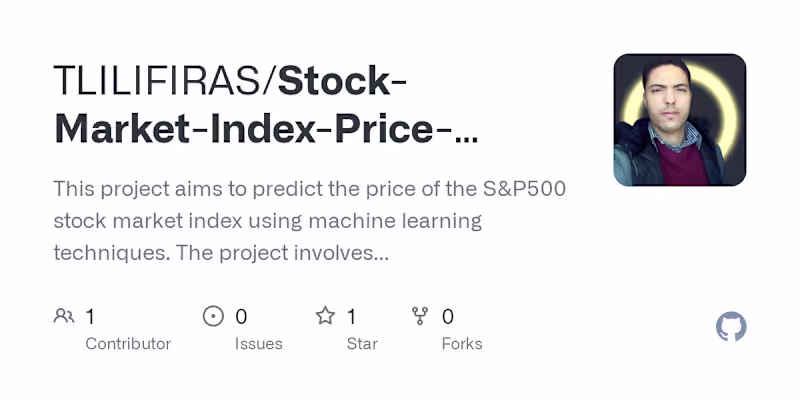 Cover image for S&P500 Stock Market Index Prediction