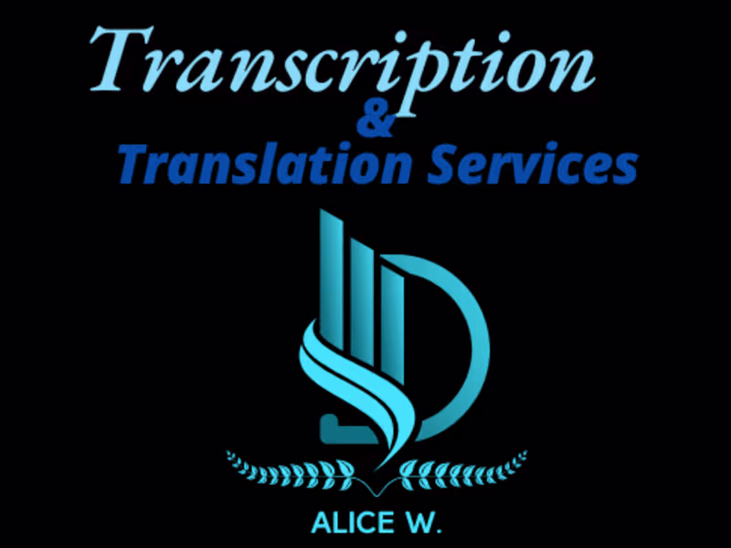 Cover image for Transcription & Translation Services