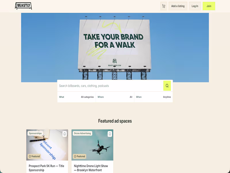 Cover image for Beastly Ads