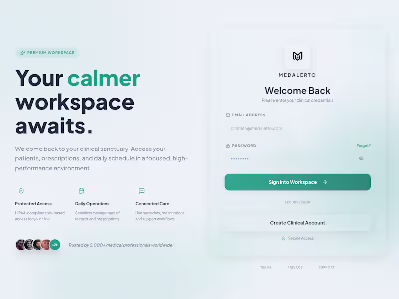 Cover image for MedAlerto — Healthcare & Medication
