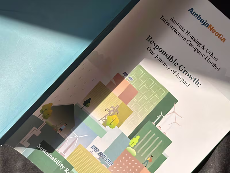 Cover image for Sustainability Report '24 | Ambuja Neotia