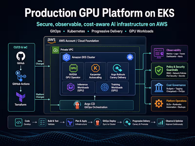 Cover image for Built a production-oriented GPU platform