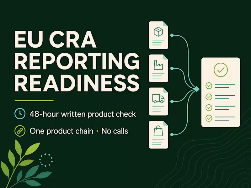 Cover image for EU CRA Incident Reporting Readiness Check