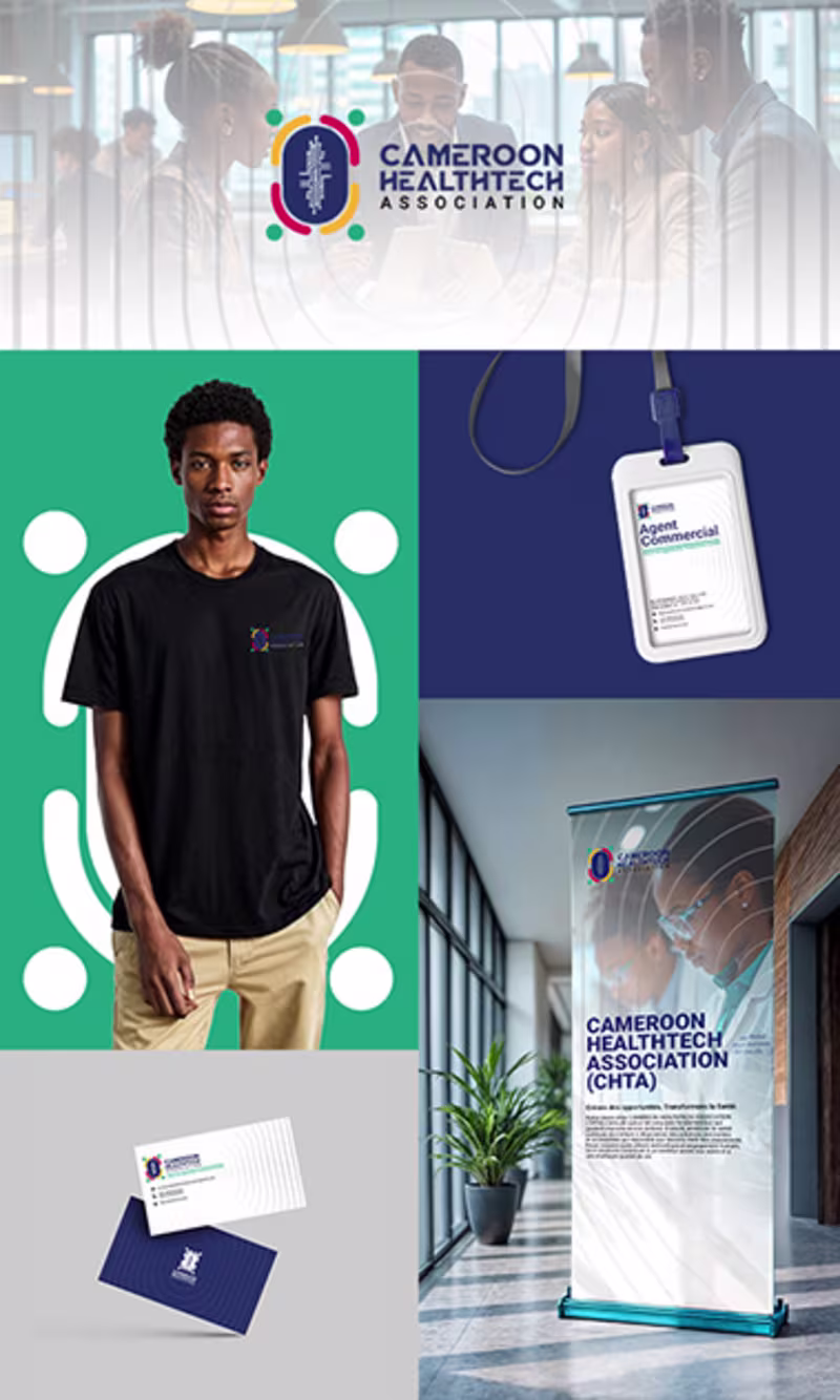 Cover image for Brand identity for Cameroon HealthTech Association (1) | Images