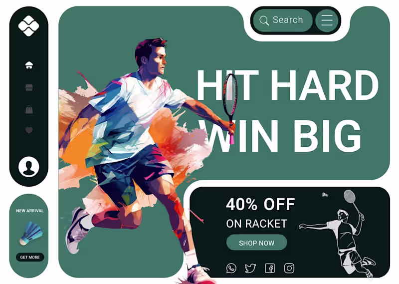 Cover image for Home page design
