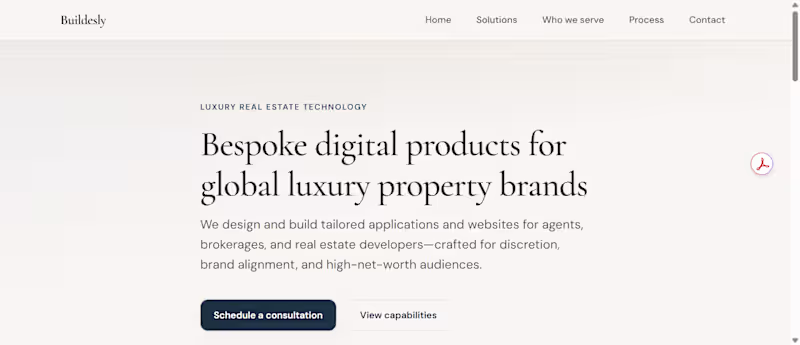 Cover image for Luxury real estate technology