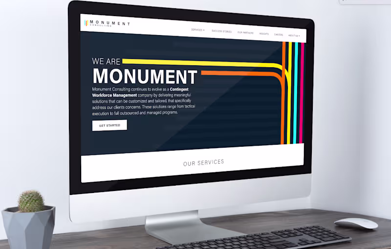 Cover image for Monument Consulting Branding