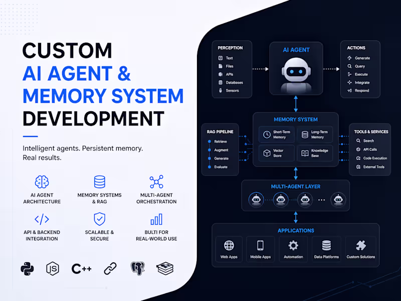 Cover image for Custom AI Agent & Memory System Development