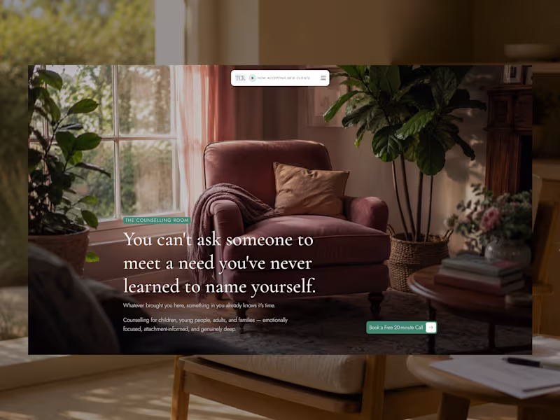 Cover image for The Counselling Room Website Development
