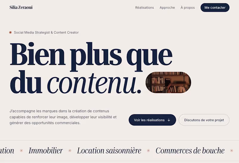 Cover image for Personal portfolio website: design, copy and deployment