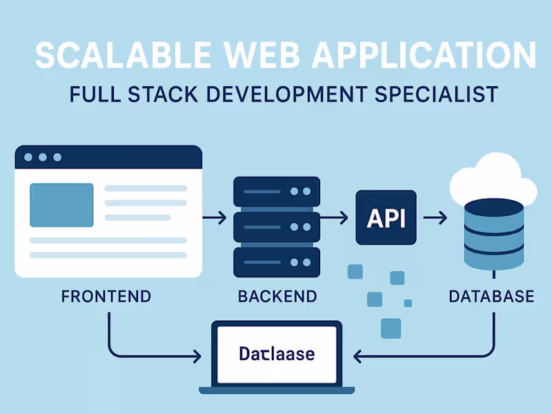 Cover image for Scalable Web Application | FULL STACK Development Specialist
