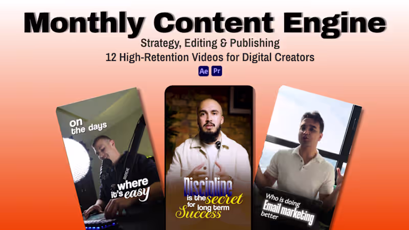 Cover image for Monthly Content Engine
