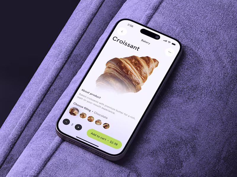 Cover image for 🥐 Product design for food delivery app | Hyperactive