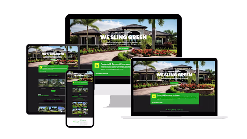 Cover image for Brand & Website Design for Lawn Care Company