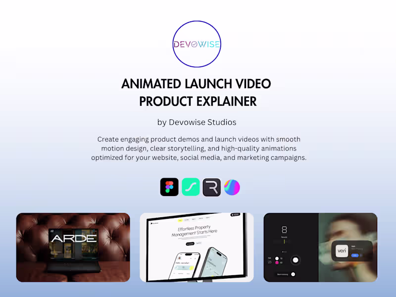 Cover image for Animated Product Video — Launch Asset