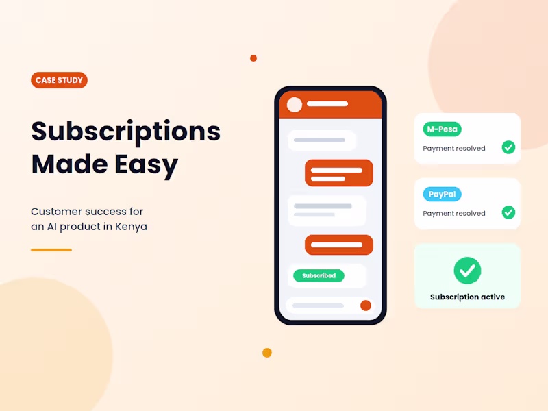 Cover image for  Supporting Customer Growth and Subscription Adoption in Kenya
