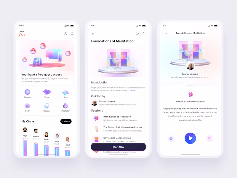 Cover image for Habit Tracker App Concept Design
