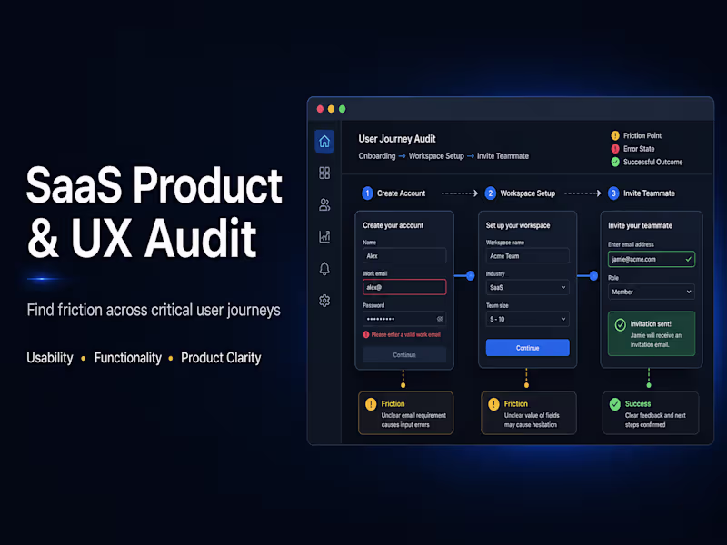 Cover image for SaaS Product & UX Audit